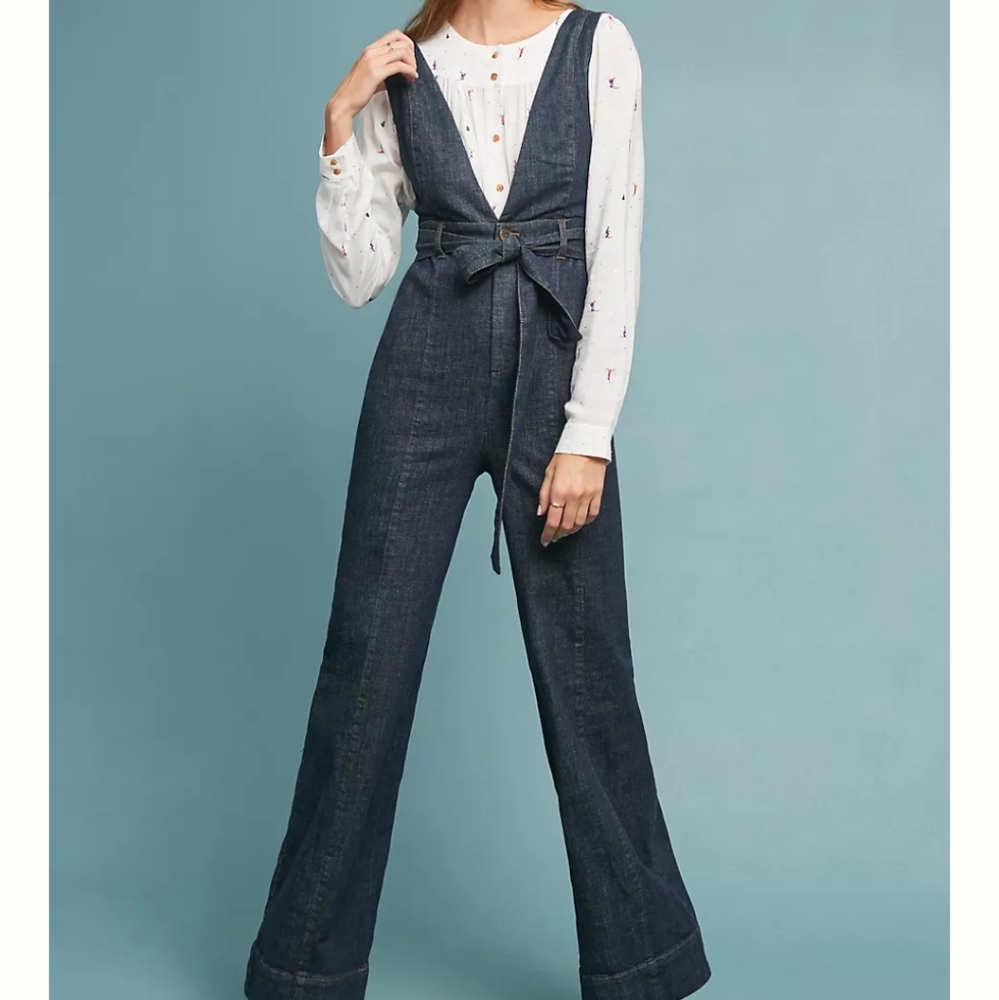 Anthropologie Denim Overall